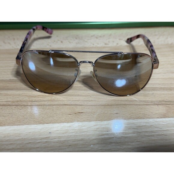 Tory Burch TY6070 32738Z 57 Rose Gold/Light Brown Gradient Mirror Sunglasses - Picture 6 of 14